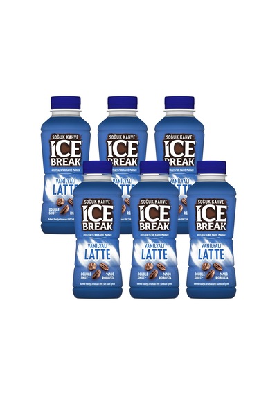 Ülker Ice Break Vanilyalı Latte 375 Ml 6 Lı Hazır