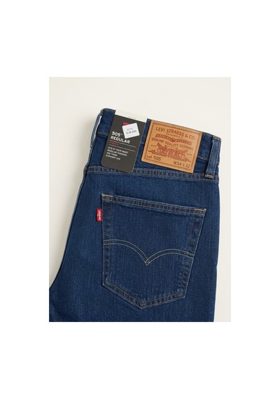 Levi's 505 Regular Fit Likralı Esnek Kumaş Klasik Erkek Jean Pantolon--soft Düz Lacivert-- Kot Mavi Levi's 505 Regular Fit Likralı Esnek Kumaş Klasik Erkek Jean Pantolon--soft Düz Lacivert-- Kot Mavi