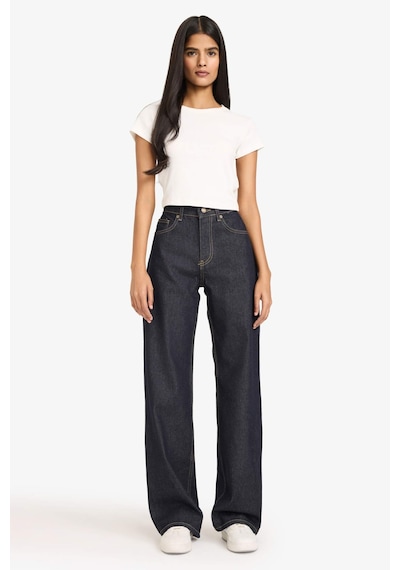 Defacto Straight Wide Fit Yüksek Bel Geniş Bol Paça Uzun Jean Pantolon D5123ax26spnm82 Mavi-nm82 Defacto Straight Wide Fit Yüksek Bel Geniş Bol Paça Uzun Jean Pantolon D5123ax26spnm82 Mavi-nm82