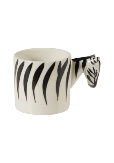 Mudo Home Zebra Wıld Kahve Fincanı Çok Renkli