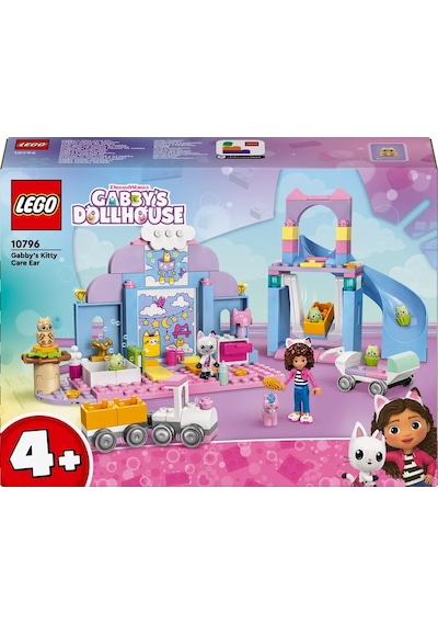 LEGO® Gabby's Dollhouse Gabby'nin Kedicik Bakım Odası 10796 - 4 Yaş & Üzeri Çocuklar için Yaratıcı Oyuncak Yapım Seti (165 Parça)