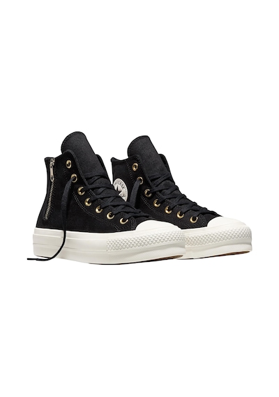 A18387c-k Converse Chuck Taylor All Star Lıft Sıde Zıp Kadın Spor Ayakkabı Siyah A18387c-k