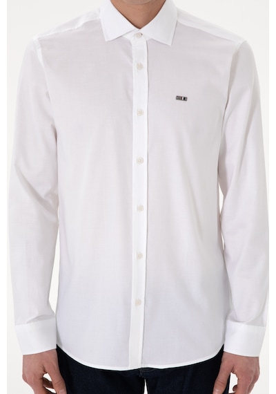 U.s. Polo Assn. Erkek Beyaz Gömlek Basic 50298004-vr013 Beyaz