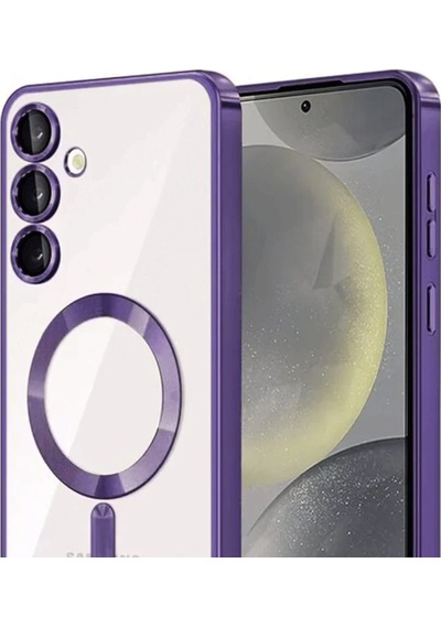 Mey İthalat Samsung Uyumlu Galaxy A15 4g Kross Magneticsafe Kapak - Mor