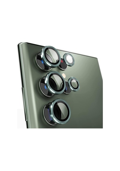 Samsung Galaxy S23 Ultra Uyumlu Kamera Koruyucu Green