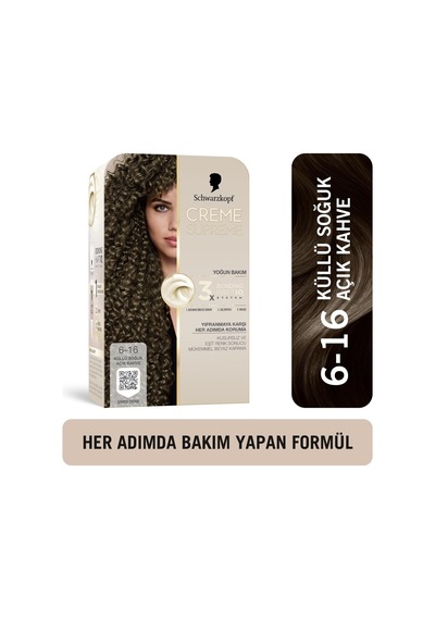 Lexroo Creme Supreme Saç Boyası 6-16 Küllü Soğuk Açık