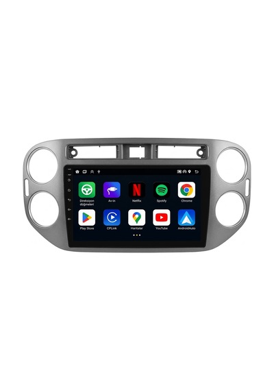 Volkswagen Tiguan Android Multimedya 2008-2015 Carplay Android Auto Navigasyon 4gb Ram 32gb 9"