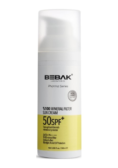 Bebak Pharma Mineral Filter Güneş Kremi 50spf+ 50ml