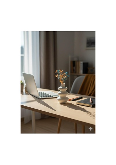 Minimalist Dekoratif Vazo Modern El Yapımı Hediyelik