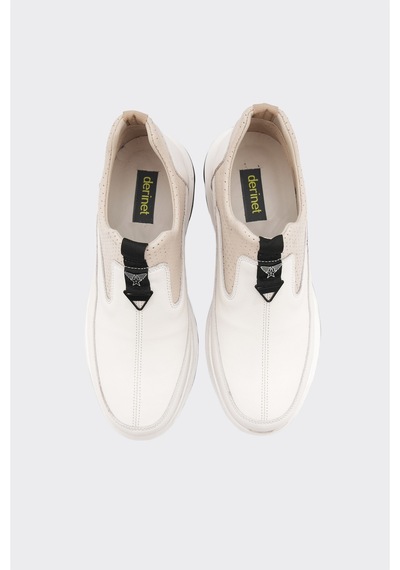 Derinet Comfort Taban Erkek Sneaker Kırık Beyaz Kırık Beyaz
