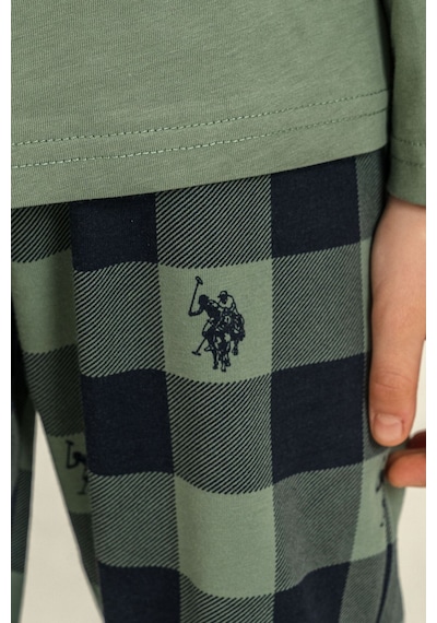 U.S. Polo Assn. Erkek Çocuk Pijama Takımı Baskılı Yeşil Uzun Kol Pijama Takımı Us2647-c-v2 Us2647-c-v2 U.S. Polo Assn. Erkek Çocuk Pijama Takımı Baskılı Yeşil Uzun Kol Pijama Takımı Us2647-c-v2 Us2647-c-v2