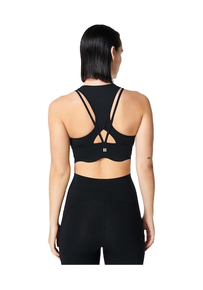 Sweaty Betty Power Contour Plunge Bra Blk Siyah