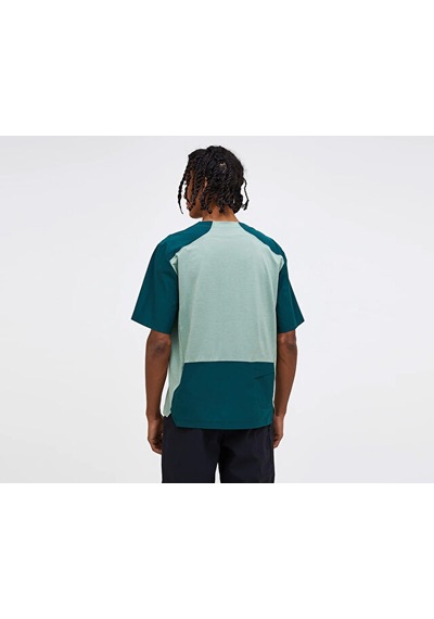 Peak Performance M Traıl Snap Henley Ss Erkek Günlük Tişört G80709030 Yeşil