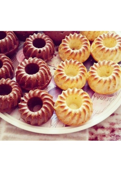 Baroness Silikon 6 Lı Göbekli Muffin Mini Kek Kalıbı Pembe Diğer