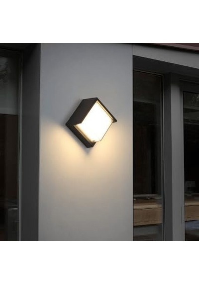 Cata Ct-7074 Dominik 15w Ip44 Su Geçirmez Dış Mekan Led Aplik Sıva Üstü Duvar Armatürü Günışığı 3200k