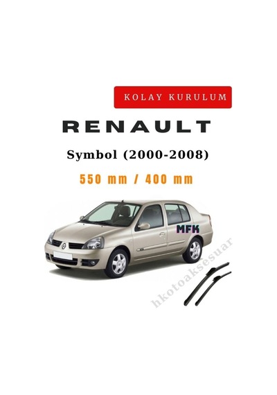 Renault Symbol 2000-2008 Araca Özel Silecek