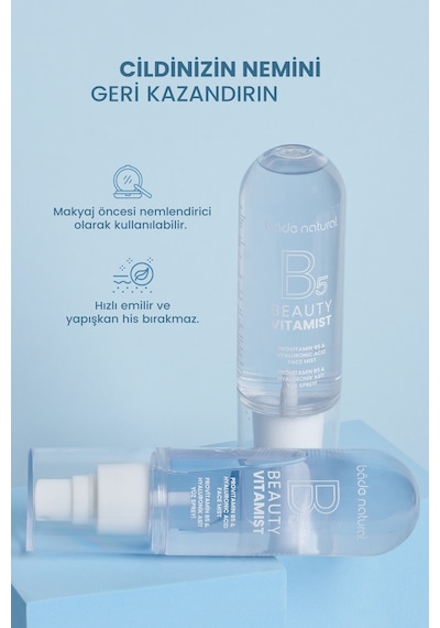 Bade Natural Vitamist Provitamin B5 & Hyaluronik Asit Yüz Spreyi 100 ML