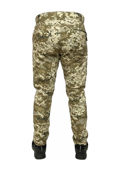 Mysia Outdoor Pixel Kamuflaj Soft Shell Pantolon İçi Polarlı Çok Renkli