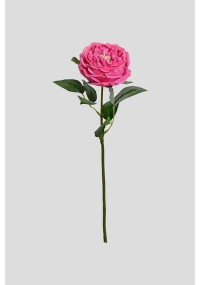 Fuşya Yapay Lüx Şakayık Tek Dal Premium Canlı Islak Gerçek Dokulu 45 Cm