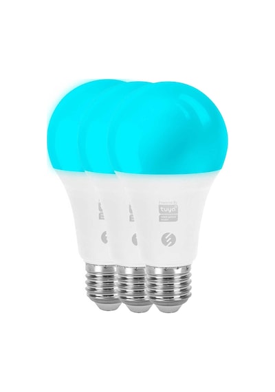 S-link Swapp Sl-rgb12-3 Smart/akıllı Rgb 12w 50hz 1000lm Wifi Tuya Destekli Lamba/ampul-3 Adet Çok Renkli