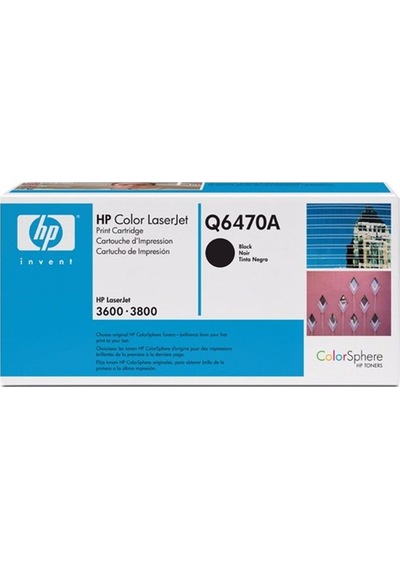 Hp Q6470A Siyah Toner - Hp 3600