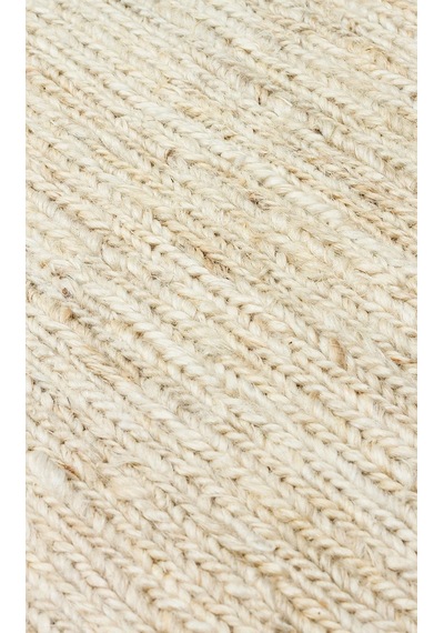 Bespoky Soumak Plain Ivory Modern Salon Halısı Dış Mekan
