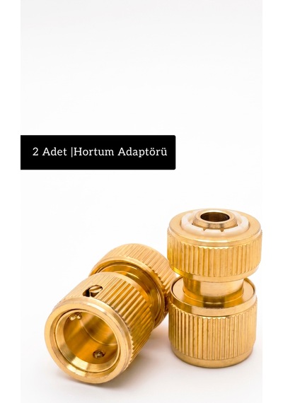 Car-fil Alüminyum Hortum Adaptör Seti Dişi, Erkek Ve Hortum Ucu Bağlantılı 1/2"