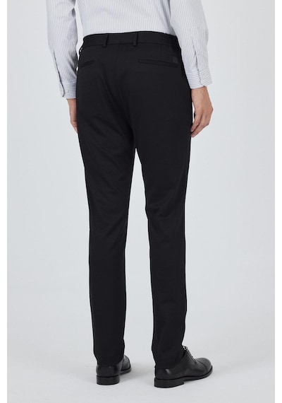 İmza Siyah Esnek Yandan Cepli Casual Slim Fit Jogger Pantolon 1003250157 Siyah