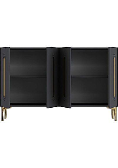 Ka1206ag Rany120 Konsol, Kahve Köşesi Ve Tv Sehpası Antrasit-gold 120cm Antrasit-gold Ka1206ag Rany120 Konsol, Kahve Köşesi Ve Tv Sehpası Antrasit-gold 120cm Antrasit-gold