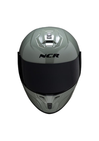 Ncr Rapid Siyah Vizörlü Ece Belgeli Kapalı Motosiklet Kaskı Nardo Gri