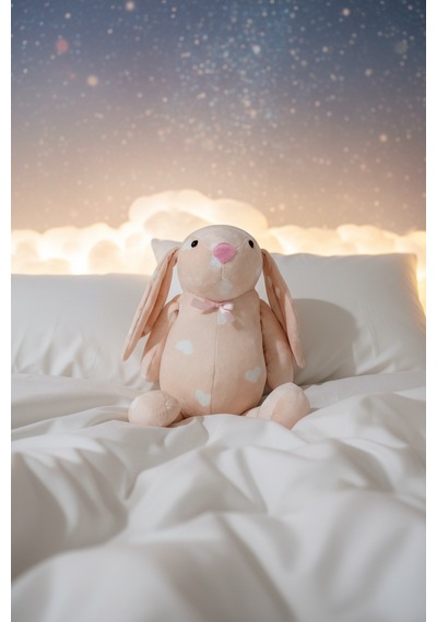 Uyku Arkadaşım Bunny Peluş Uzun Kulak Tavşan 60 Cm Açık Pembe