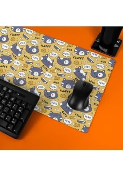 sepeti Kız Arkadaşa  Sevimli Kedi Tasarımlı Mousepad - Mouse Pad - Fare Altlığı Diğer