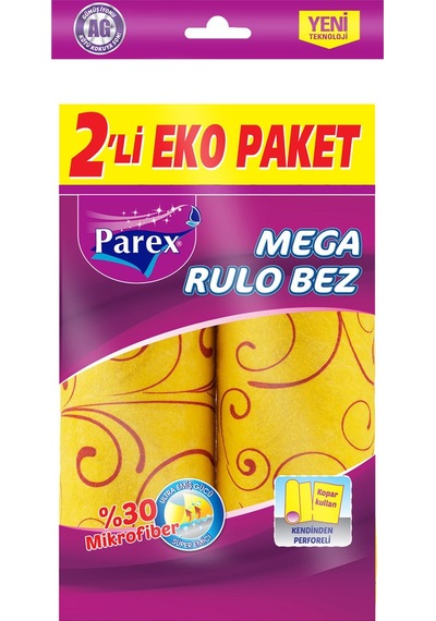 Parex Parex Mega Rulo Temizlik Bezi 2'Li
