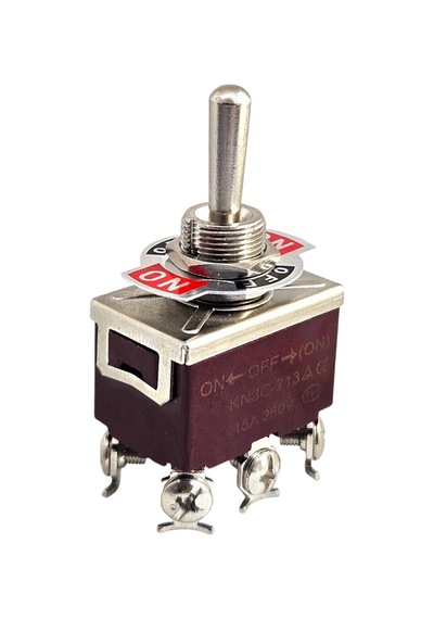 Ic-159 Toggle Switch 6p On-off-mom Ø12mm Kn3c-213