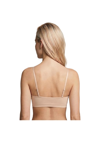 New Bra 6705-kadın Desteksiz B Cup Hayalet Sütyen Ten