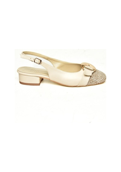 Fox Shoes U676235309 Ten Alçak Topuklu Kadın Ayakkabı Ten