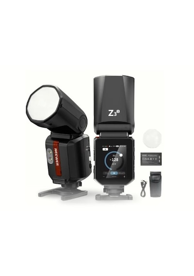 Neewer Z3r-s Sony Uyumlu 100w Yuvarlak Kafa Akülü Tepe Flaşı