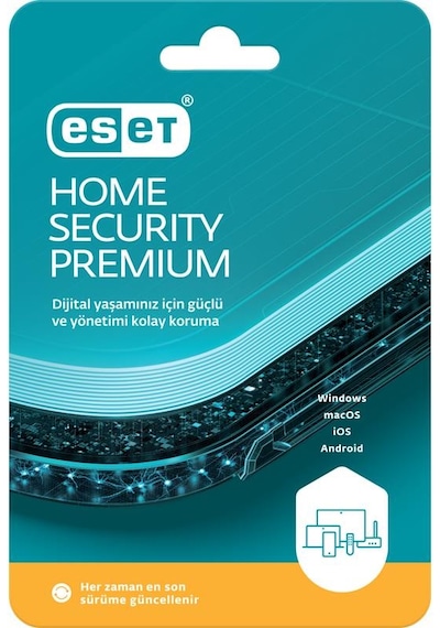 Eset Home Securıty Premıum 1 Kullanıcı 1 Yıl Kutu