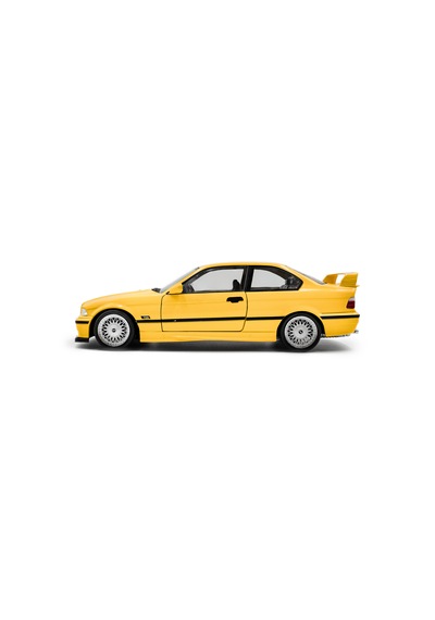 1:18 Ölçek Solido 1991 Bmw M3 E36 Coupe Solıdo Works Dakar Yellow Diecast Metal Minyatür Model Araba 25cm