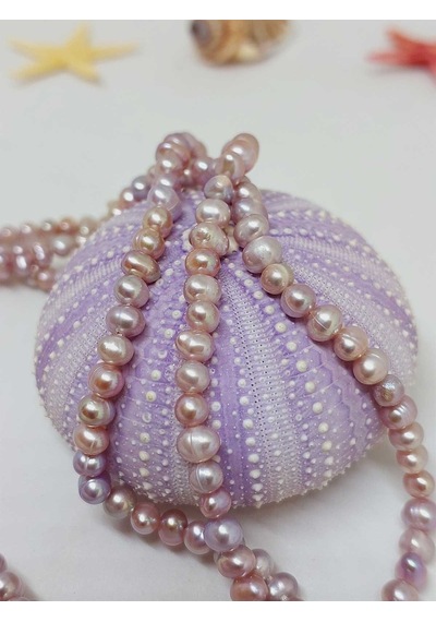 Yasamtohumu İnci Dizi Pembe Royal Quality 4mm 53334 Çok Renkli