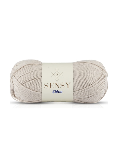 Sensy Chino El Örgü İpi Kazak Bluz Yelek Hırka İpi Tunik Amigurumi İp Açık Gri 100 Gr - 330 M