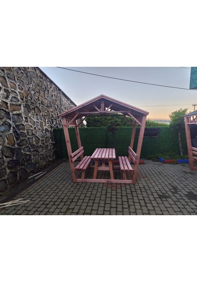 Çardak Bahçe Gölgeliği Pergola P27 Maun