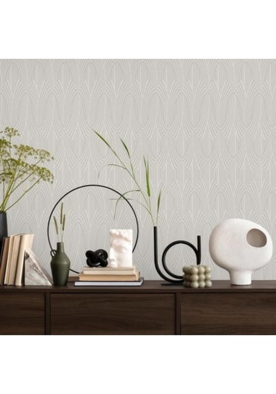 Modern Harmony Design Wallpaper - 15.6 Mtr, Krem, 24102-2 Icon Duvar Kağıdı