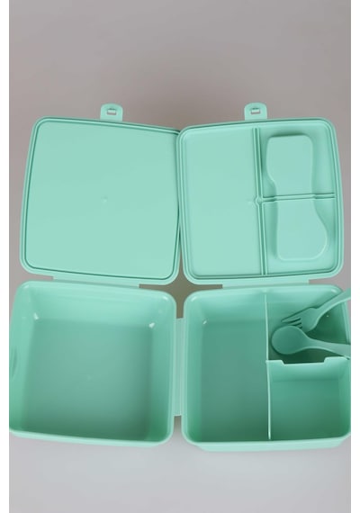 Dekomus İle Lisanslı Stıtch 2 Katlı Beslenme Kutusu / Lunch Box Çok Renkli
