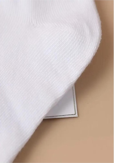 Ozzy Socks 6 Çift Yumuşak Dokulu Kadın Beyaz Bambu Görünmez Sneaker Spor Ayakkabı Çorabı Beyaz