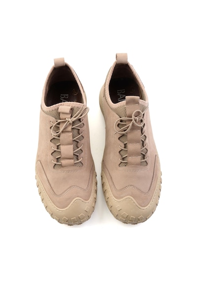 Bambi Vizon Nubuk Hakiki Deri Erkek Sneaker E01076378501