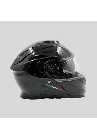 Arwic AR935 Parlak Çene Açılır Ece-R 22.06 Motosiklet Kaskı Siyah