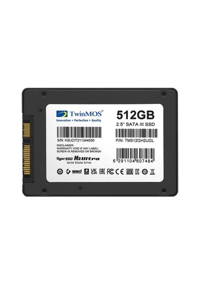 Twinmos Hyper 512gb 2.5 İnç Sata3 Ssd 580/550mb/s
