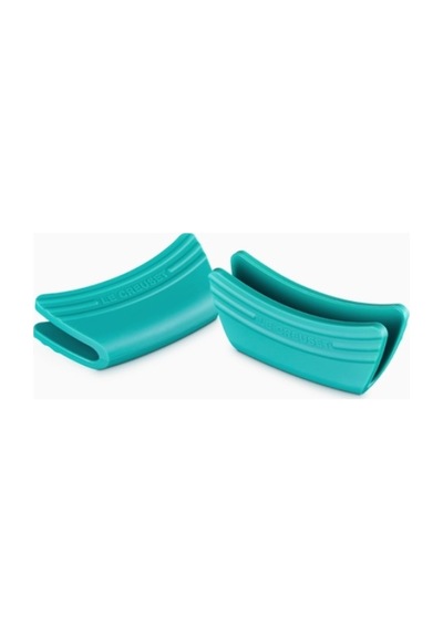 Le Creuset Silikon Tencere Sap Koruyucu Seti, Isıya Dayanıklı Mutfak Ekipmanları Turkuaz 15