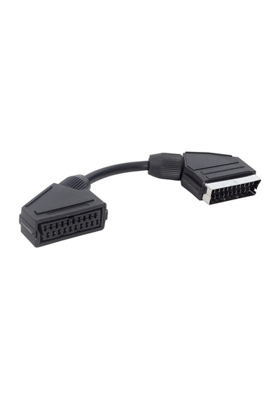 Scart Erkek Scart Dişi Ara Kablo 20 Cm Elektromer 4825